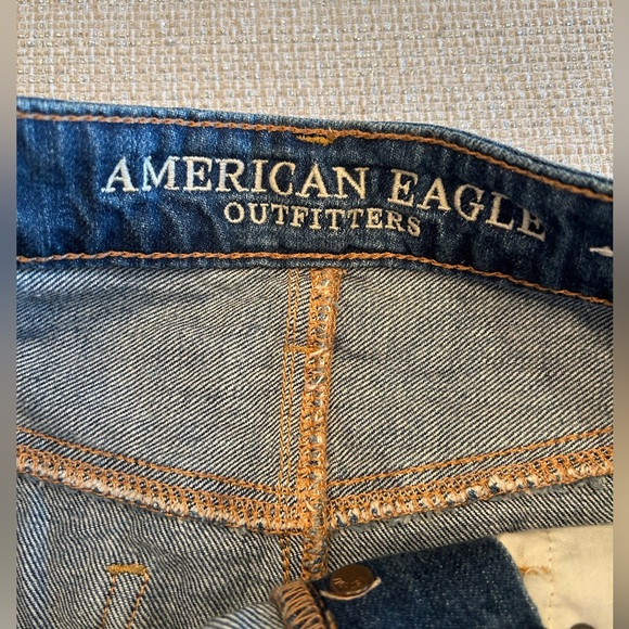 American Eagle Distressed  Denim Mini Skirt - Picture 4 of 6